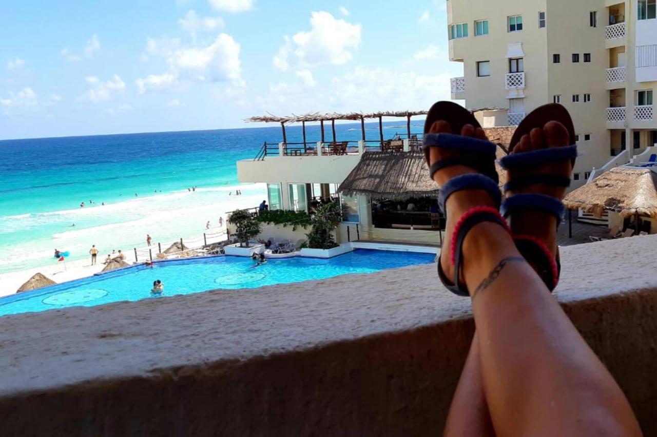 Ocean Front Suite, Balcony, Kitchen. Cancún Eksteriør billede